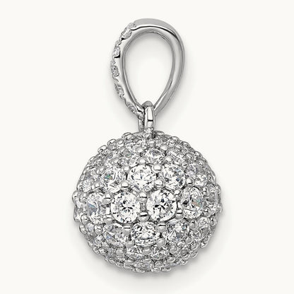 Sphere Pendant, 1.50-4.50 ct tw Lab-Grown Diamond