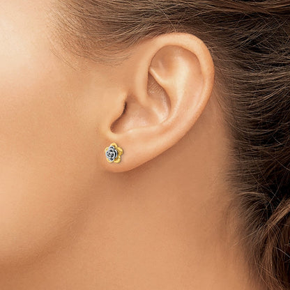 Flower Post Earrings — photo set