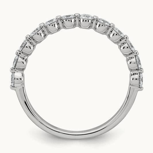 Round Shape Stones Wedding Band, 0.75-1.00 ct tw Lab-Grown Diamond
