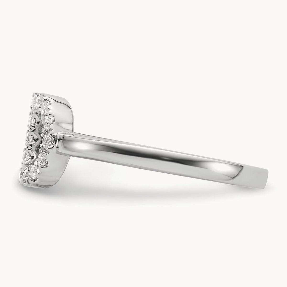 Initial D Adjustable Ring, 0.20 ct tw Lab-Grown Diamond