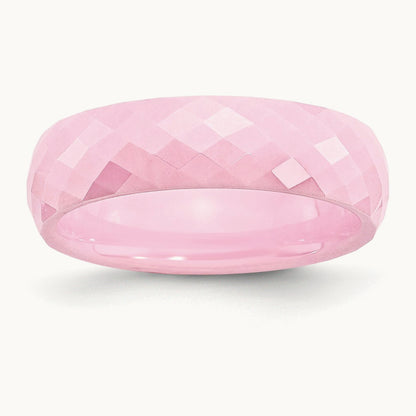 Faceted Polished Band — 6mm