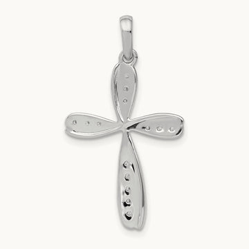 1/15ct. Diamond Cross Pendant — photo set