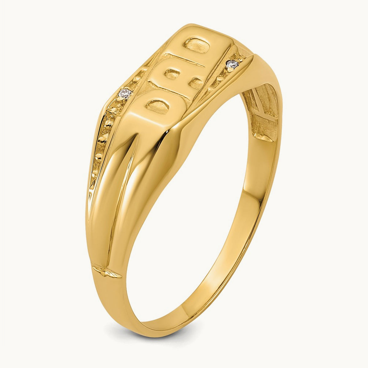 AA Diamond men's ring, 14K