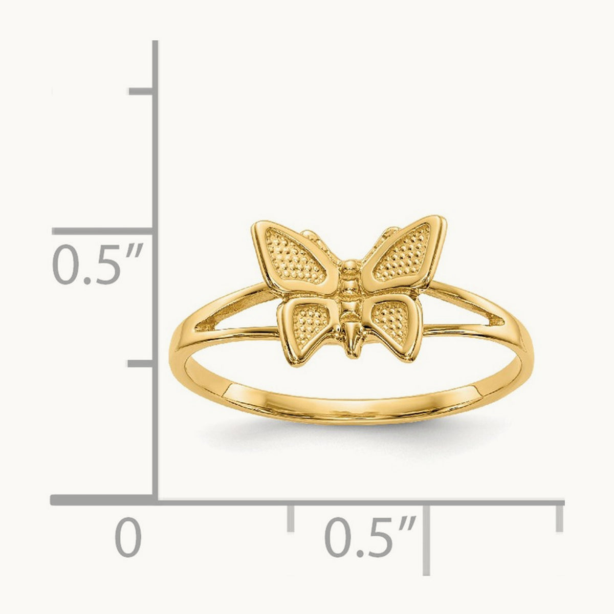Children's Butterfly Ring, 14K