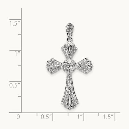 1/3ct. Diamond Fancy Cross Pendant — photo set