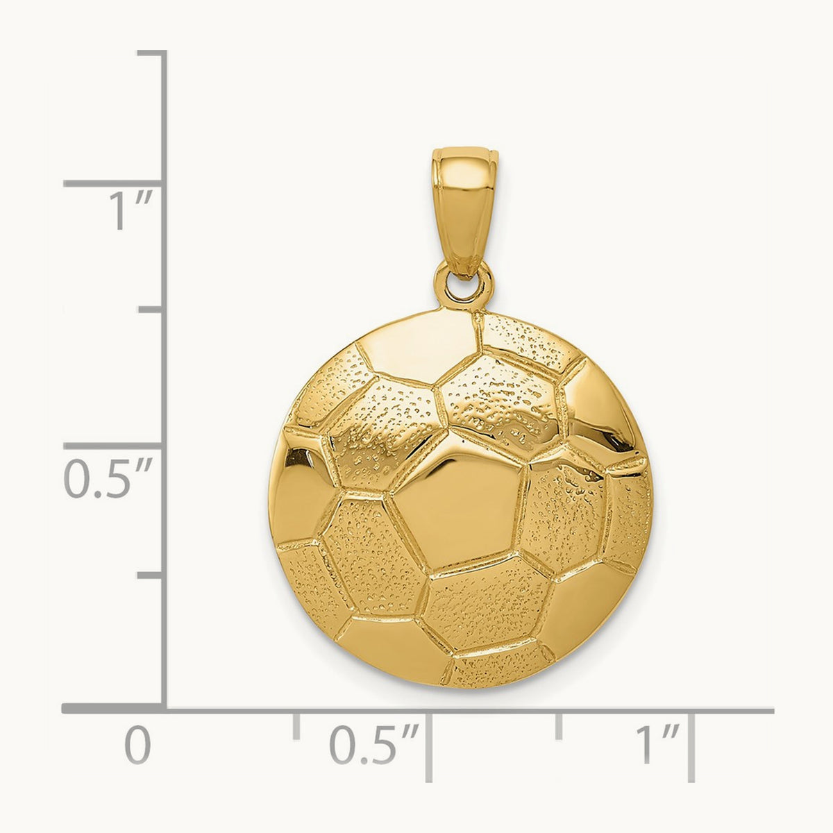 Soccer Ball Pendant — 25mm
