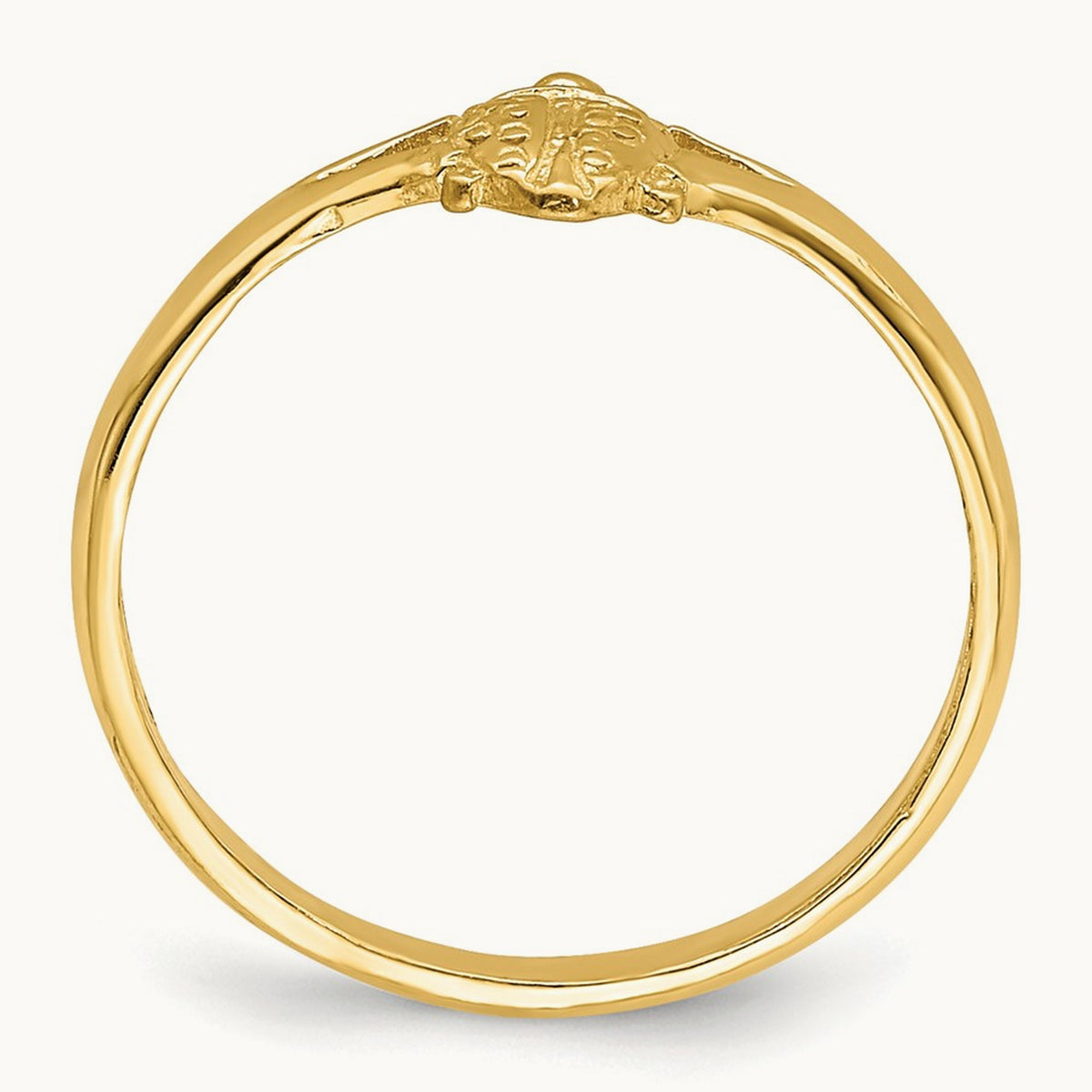 Ladybug Baby Ring, 14K