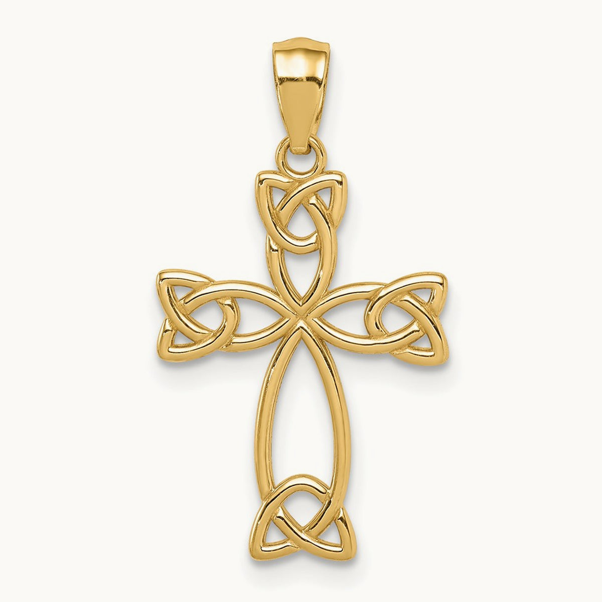 Celtic Knot Cross, 14K