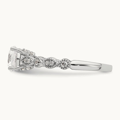 Vintage Semi-Mount Engagement Ring, 0.25 ct tw