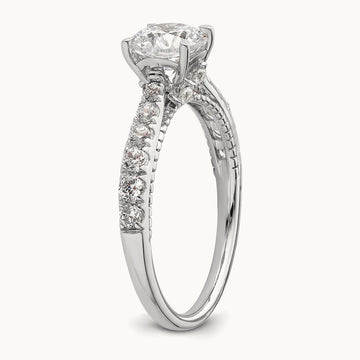 Semi-Mount Engagement Ring, 0.50 ct tw