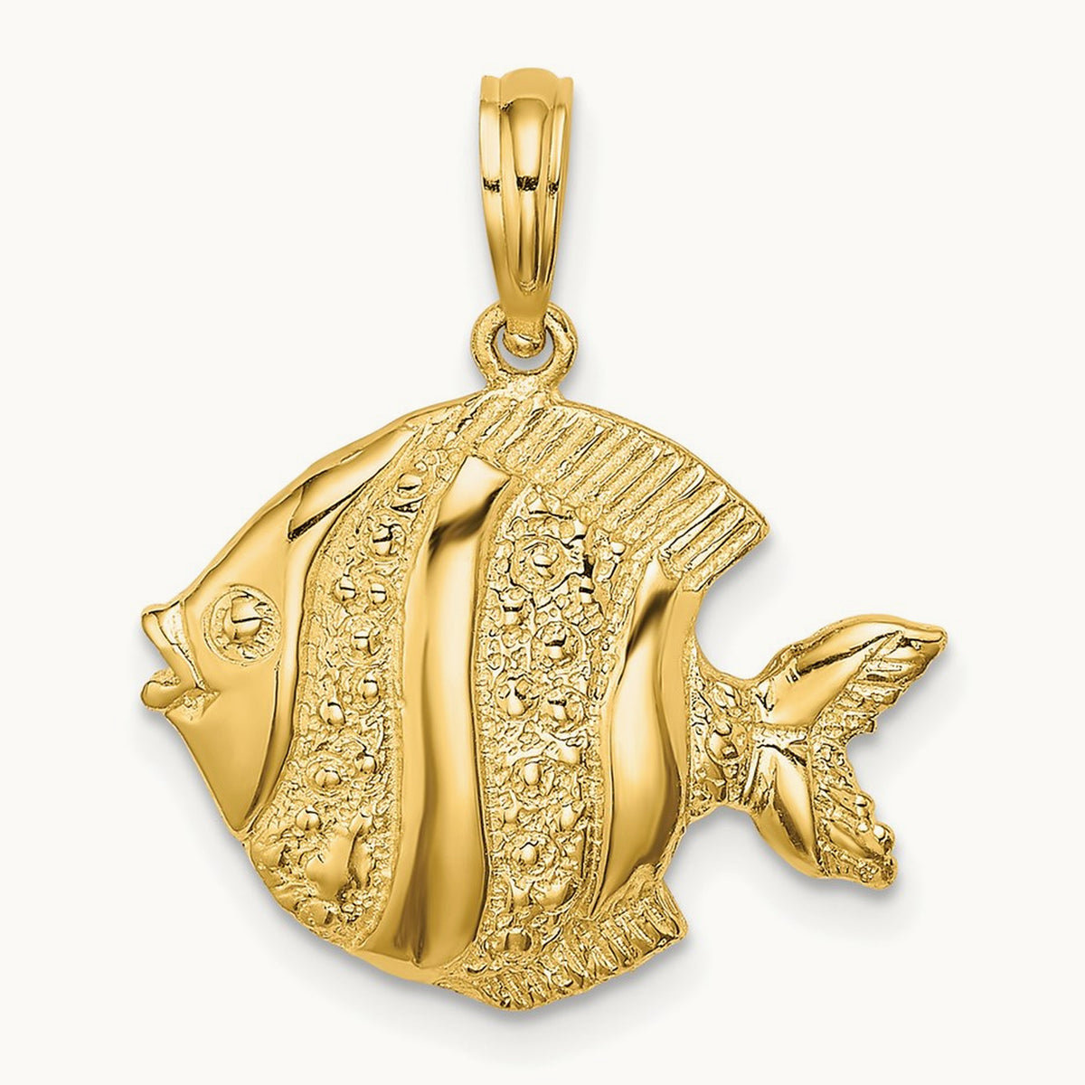 Polished Engraved Fish Charm — photo set