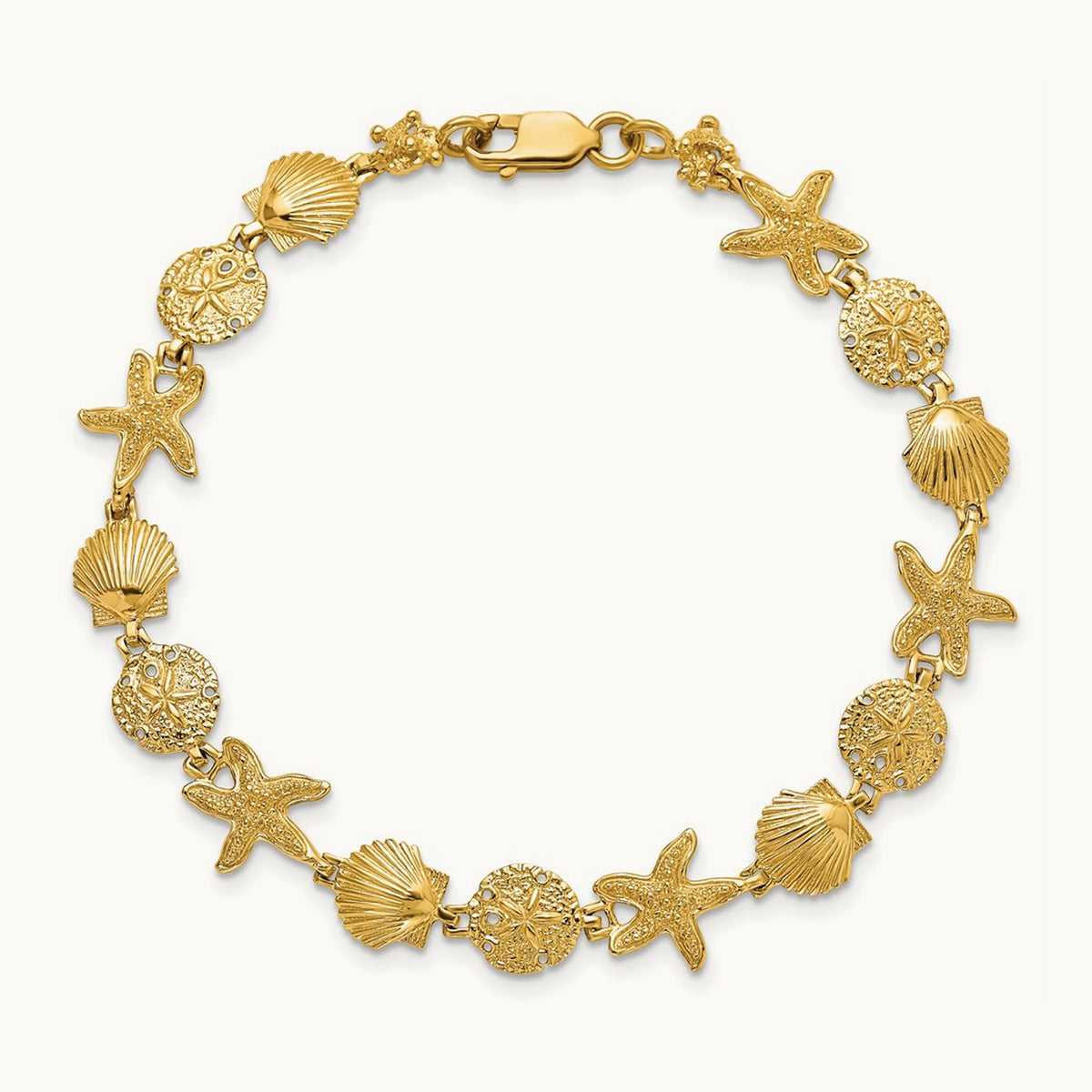Seashell Theme Bracelet — 7.5mm