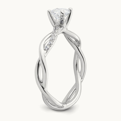 Bypass Engagement Ring, 0.50 ct tw Lab-Grown Diamond