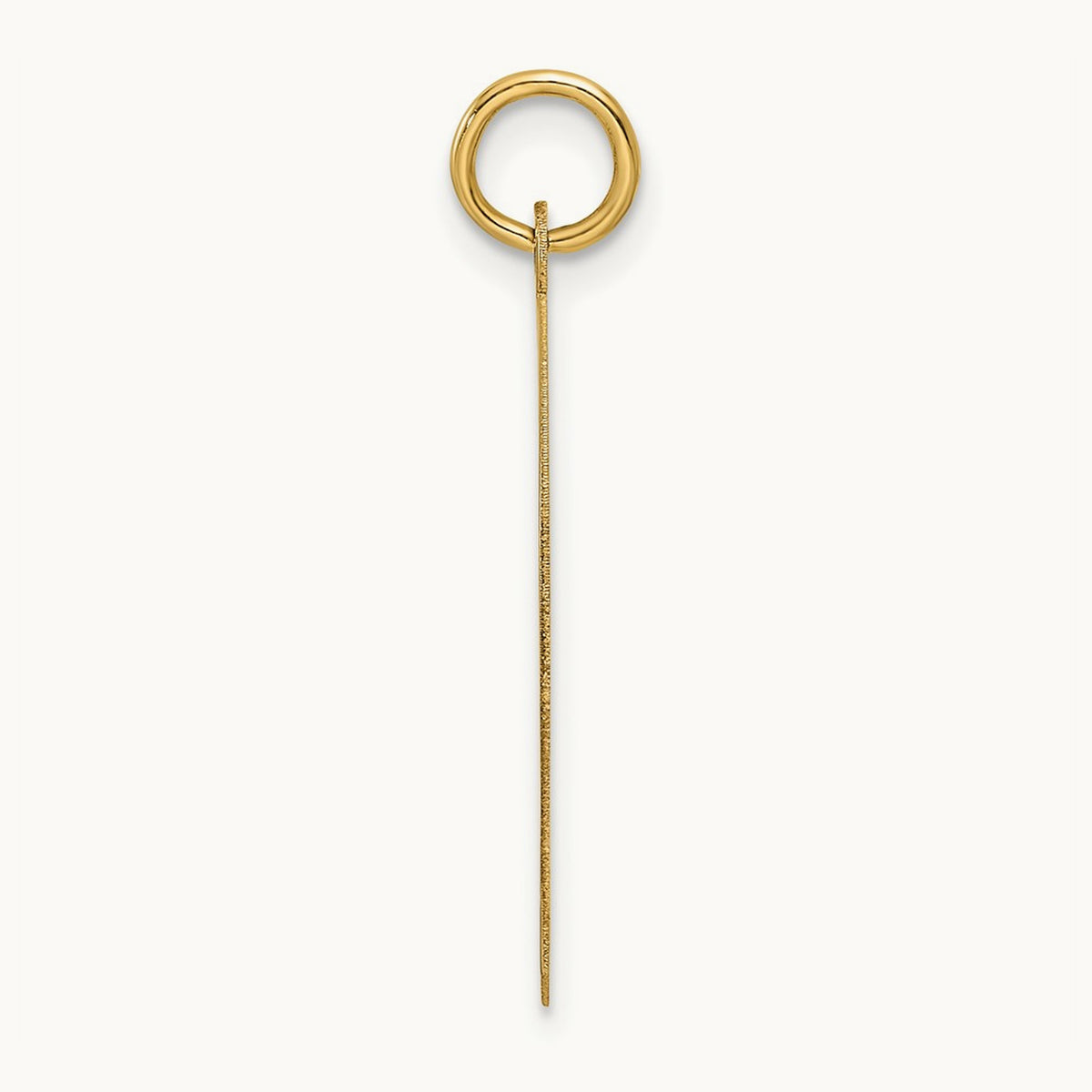 Plain Medium .013 Gauge Facing Left Engravable Boy Head Charm — 27.4mm