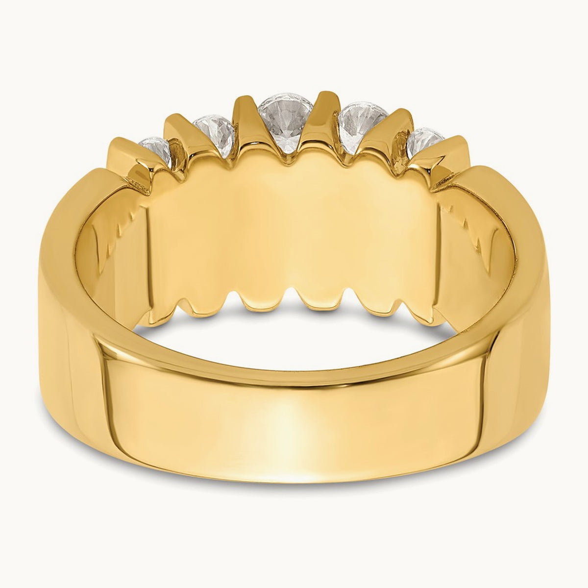 Fashion Band, 1.00-3.00 ct tw Lab-Grown Diamond — 1 ct, 14K Yellow Gold