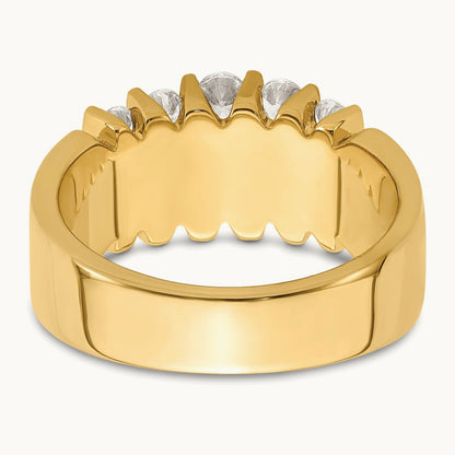 Fashion Band, 1.00-3.00 ct tw Lab-Grown Diamond — 1 ct, 14K Yellow Gold