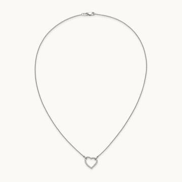 Diamond Heart Pendant Necklace