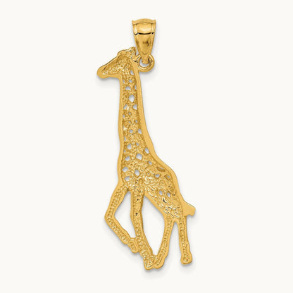 Giraffe Pendant, 14K