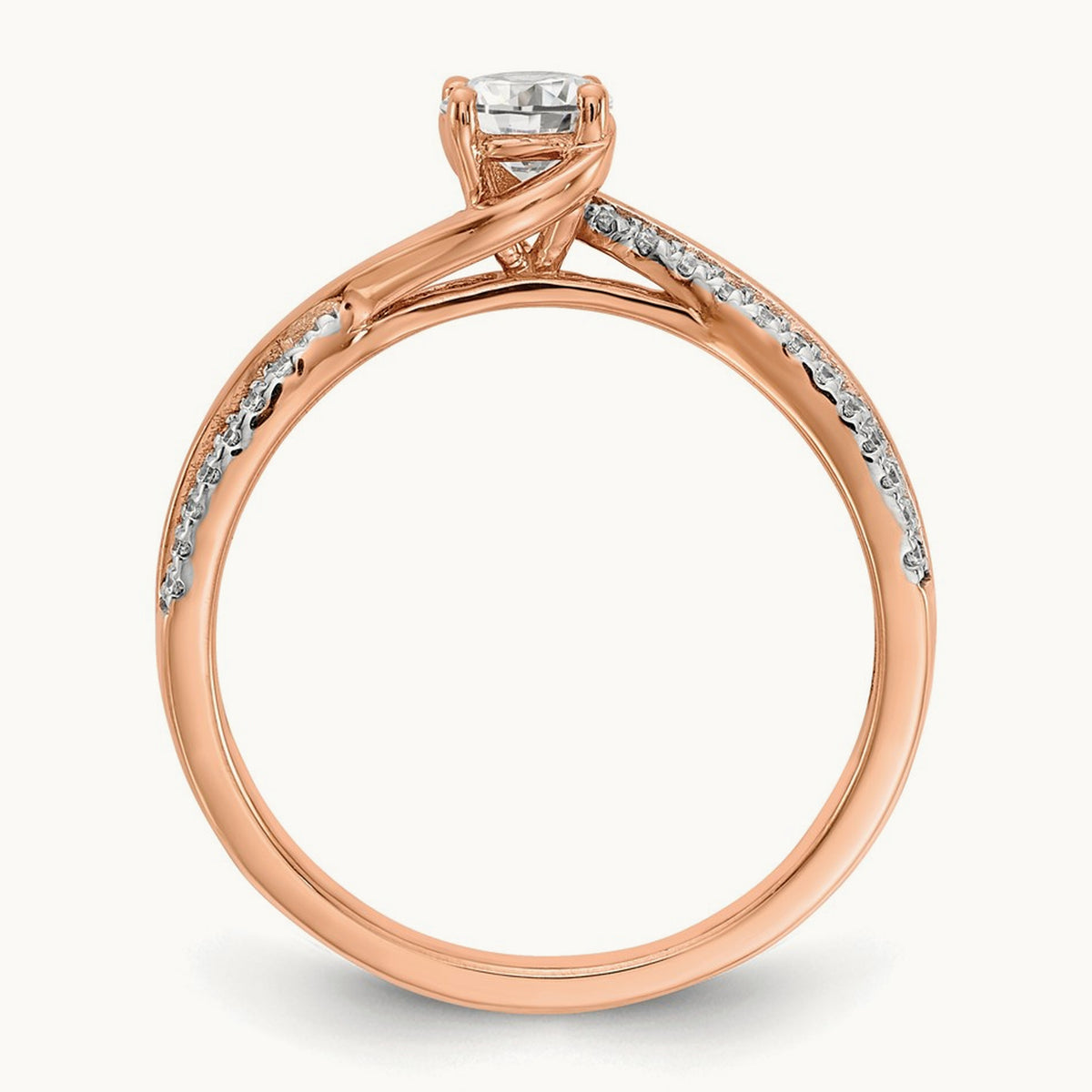 Semi-Mount Engagement Ring, 0.15 ct tw