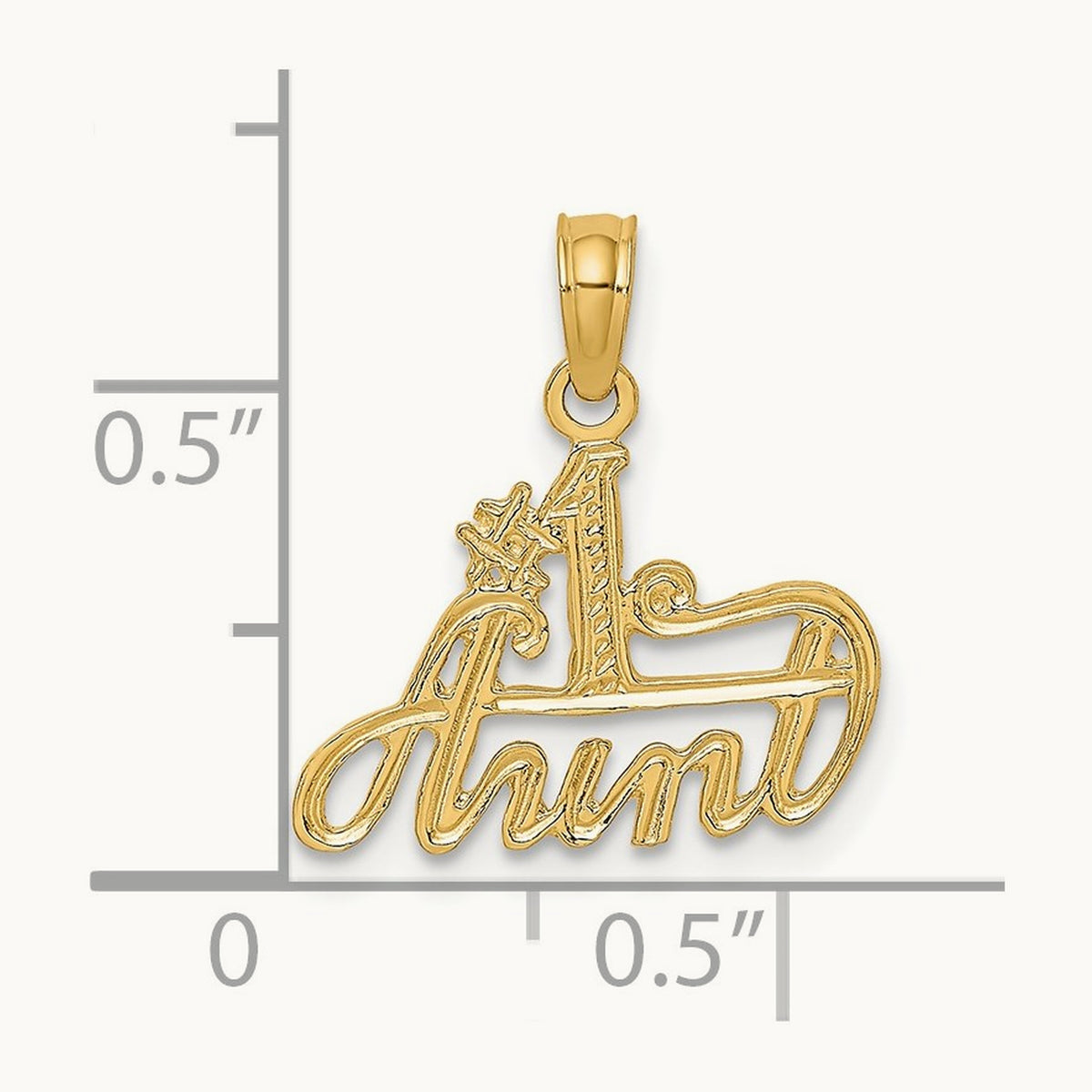 #1 AUNT Charm, 14K