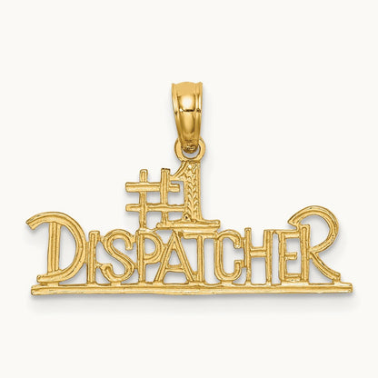 #1 DISPATCHER Charm, 14K