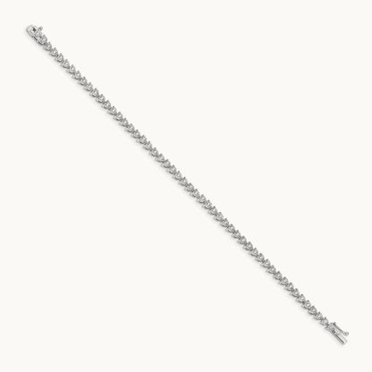 Diamond Bracelet, 14K White Gold