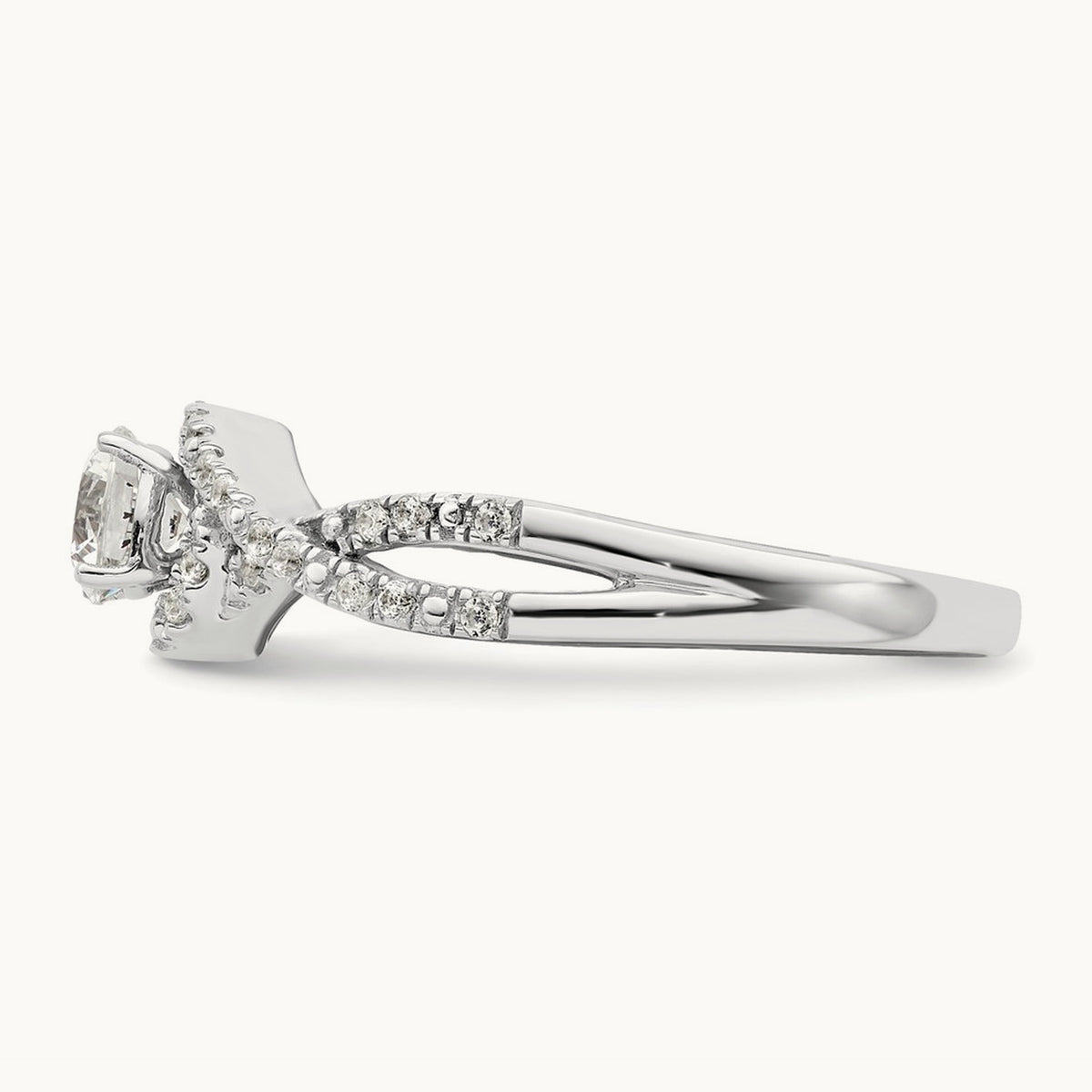 Round Engagement Ring, 0.50 ct tw
