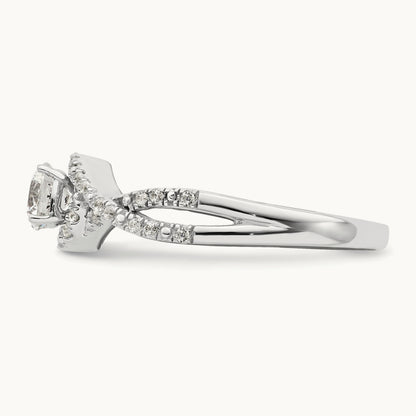 Round Engagement Ring, 0.50 ct tw
