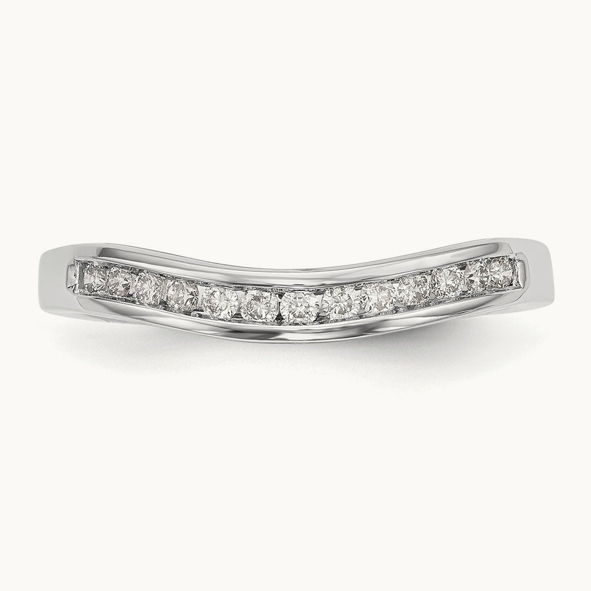 Diamond Band, 14K White Gold