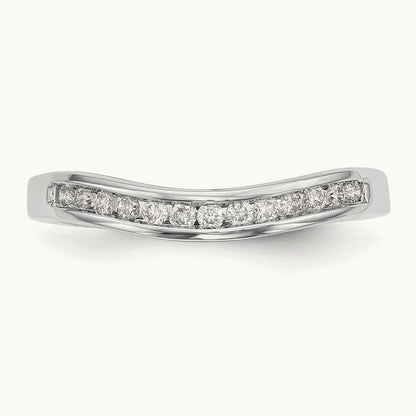 Diamond Band, 14K White Gold