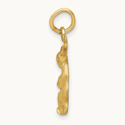 Jack Rabbit Charm, 14K