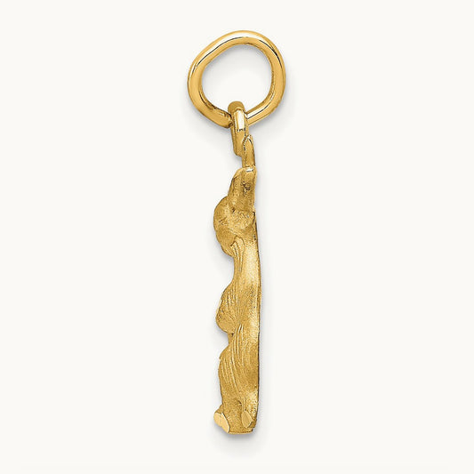 Jack Rabbit Charm, 14K