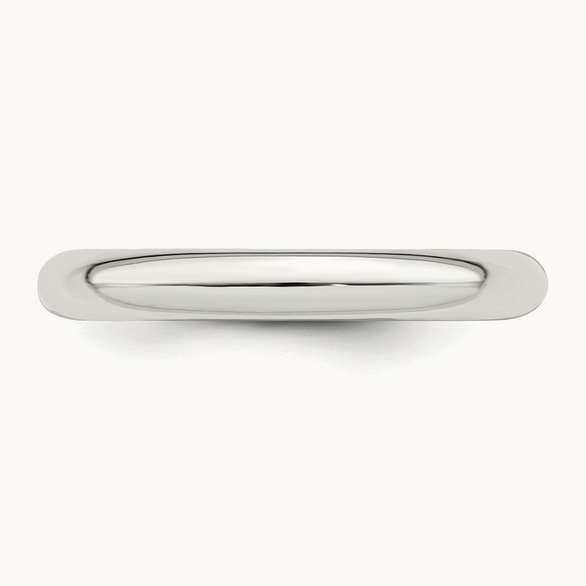 Rhodium-plated Comfort Fit Band — photo set (5)