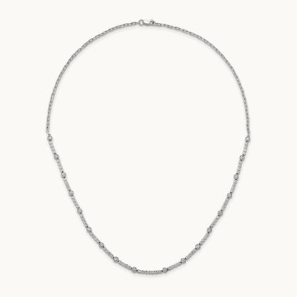 Fashion Tennis Necklace, 3.50 ct tw Lab-Grown Diamond