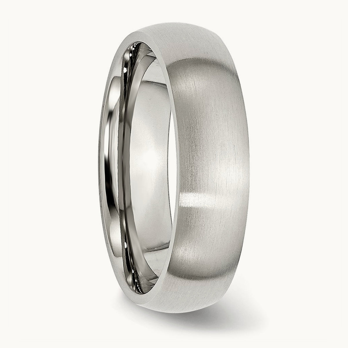 Brushed Half Round Band — 6mm (2)
