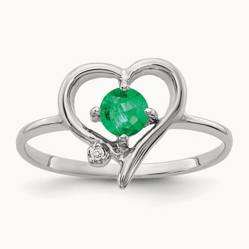 Emerald AA Diamond ring — photo set