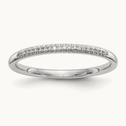 Micro Pavé Wedding Band — 1/15 ct, 7