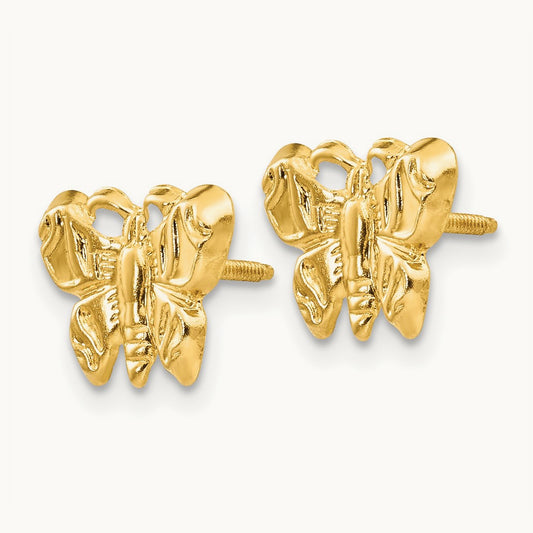 Madi K Butterfly Earrings, 14K