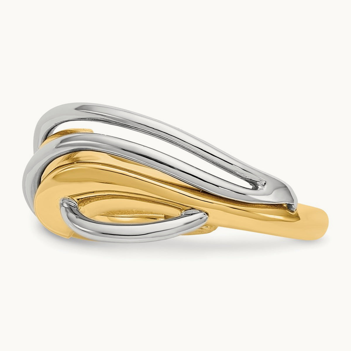 Wave Ring, 14K Two-tone