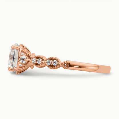 Round Semi-Mount Engagement Ring, 1.50 ct tw