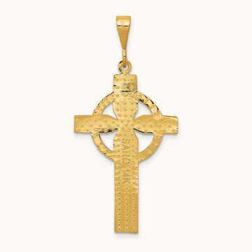 Celtic Cross Pendant, 14K