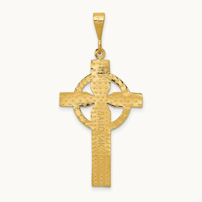 Celtic Cross Pendant, 14K