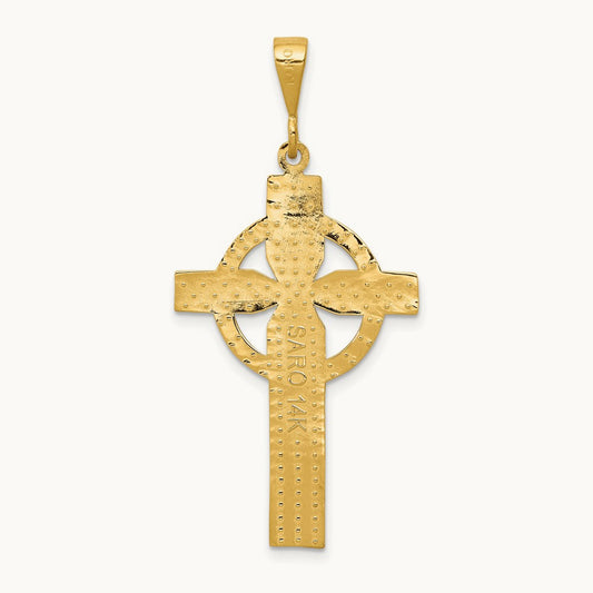 Celtic Cross Pendant, 14K