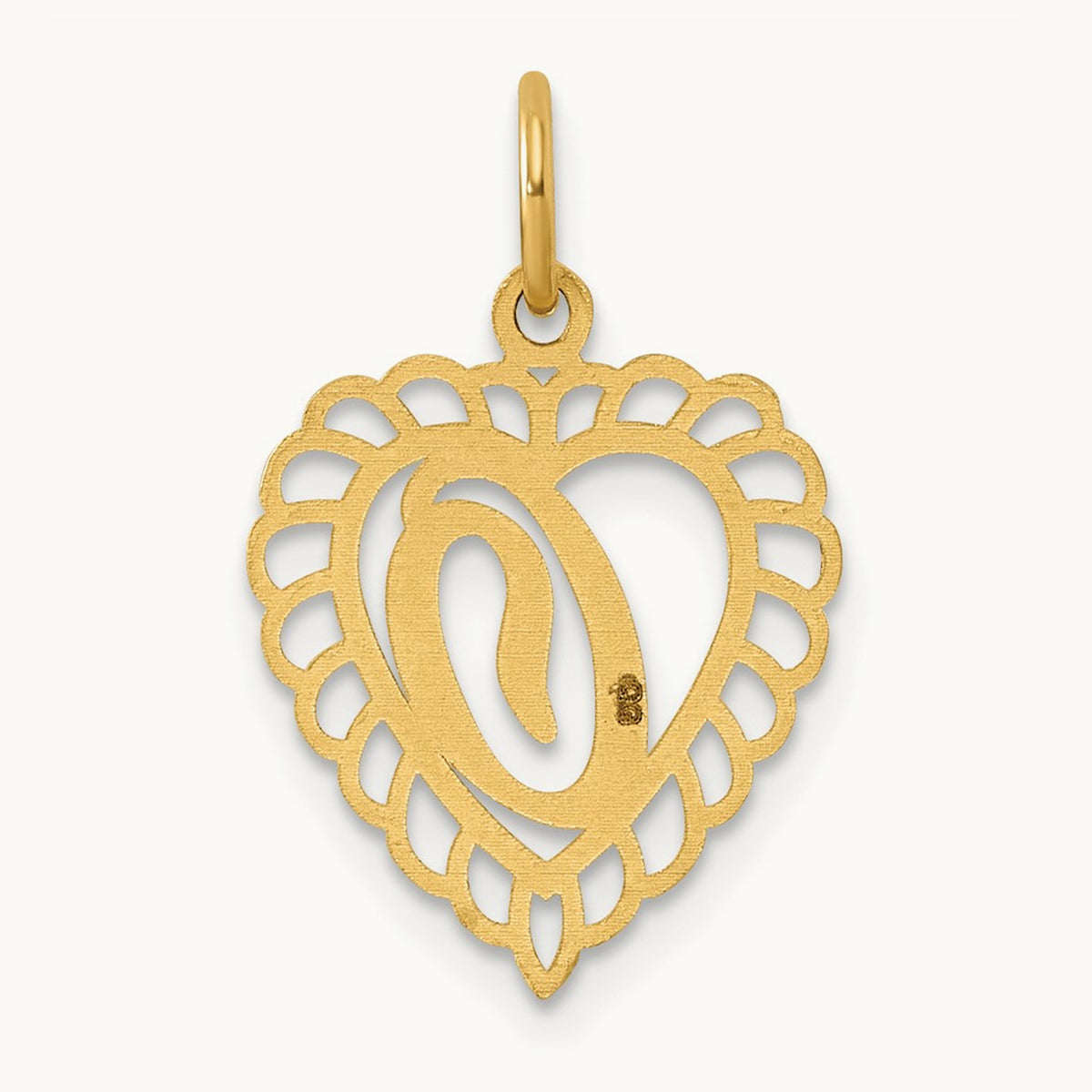 Heart Charm — O