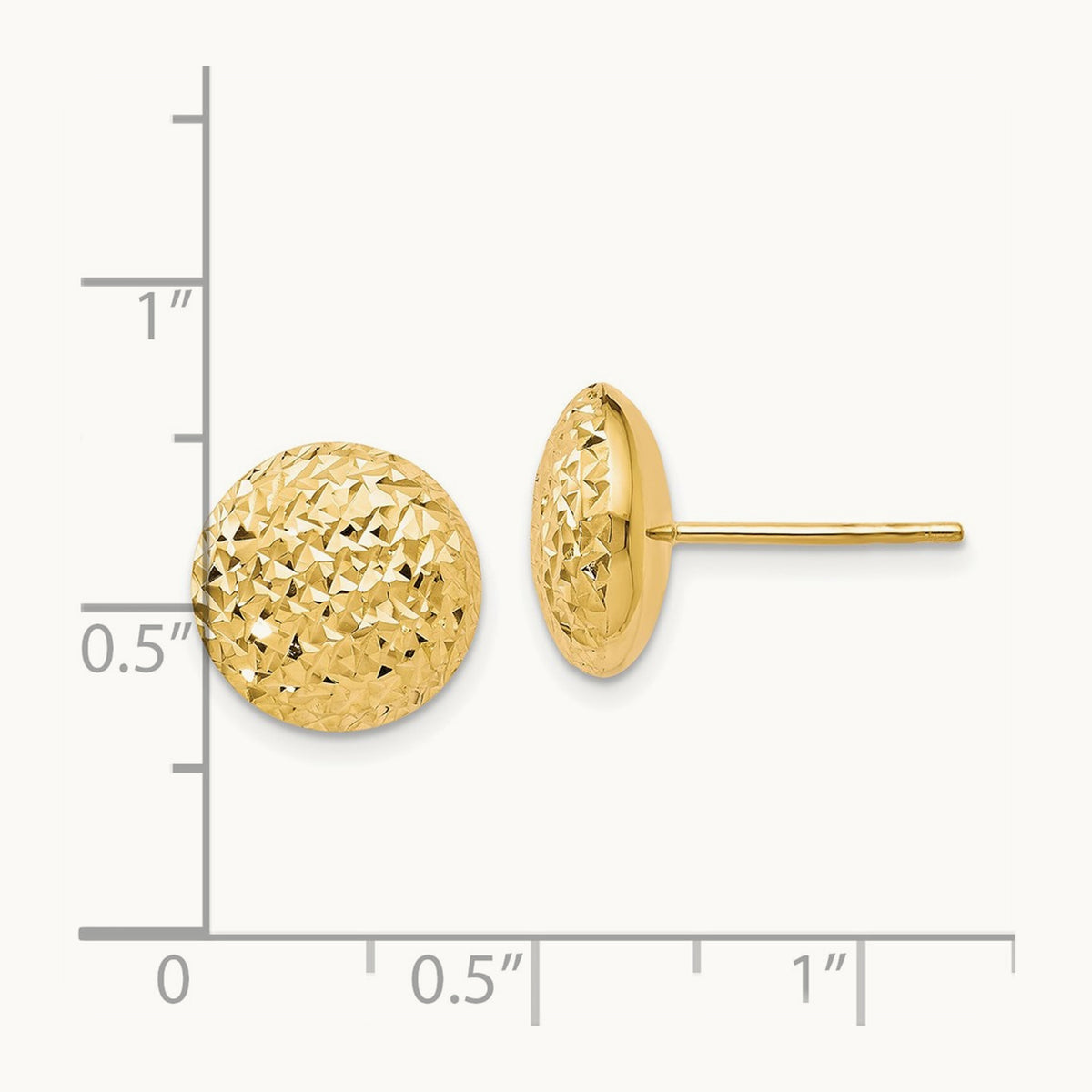 D/C Post Earrings, 10K — Leslie's