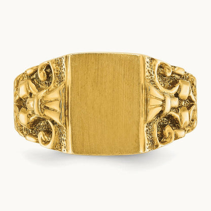 Men's Signet Ring — IBGoodman — photo set