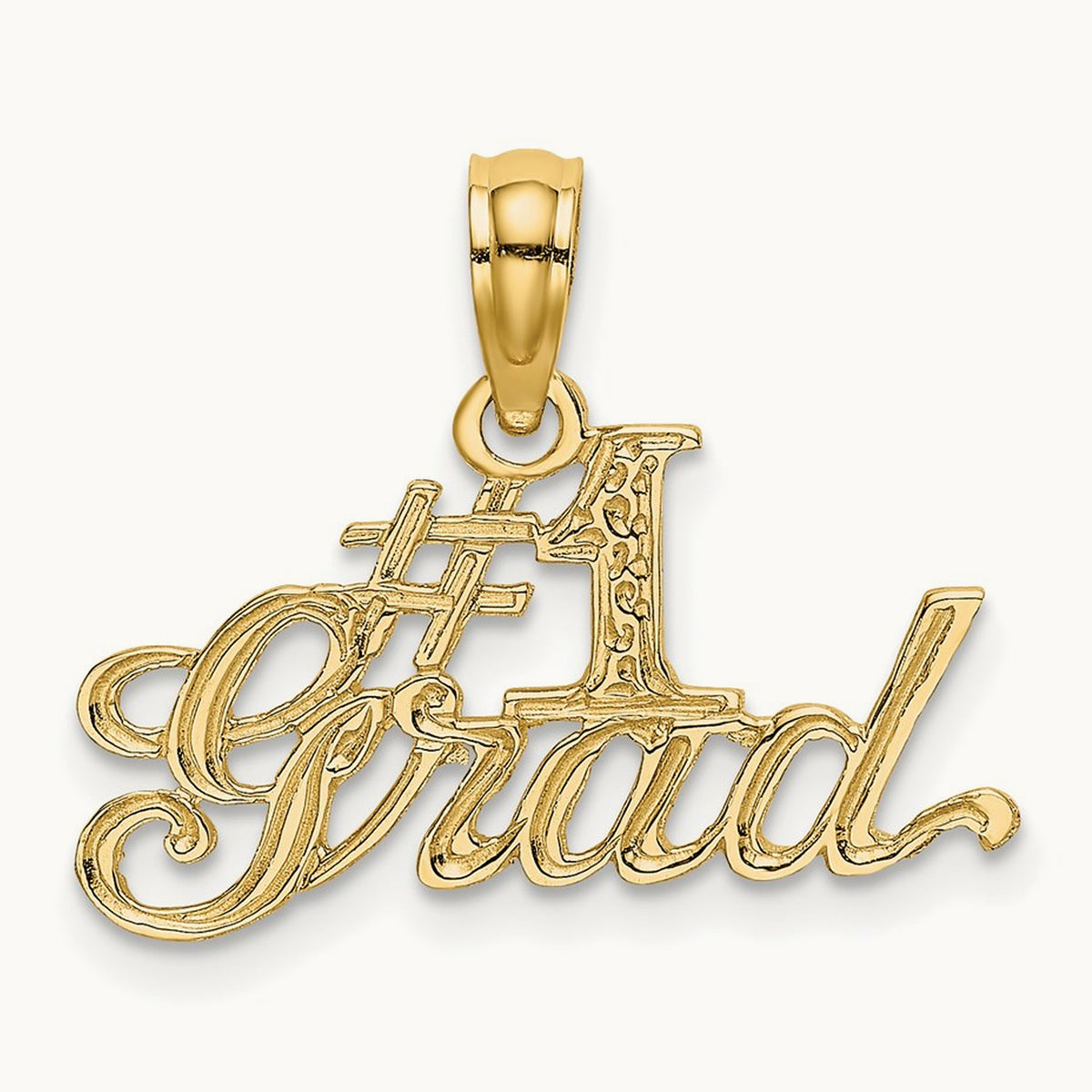 #1 GRAD Charm, 14K