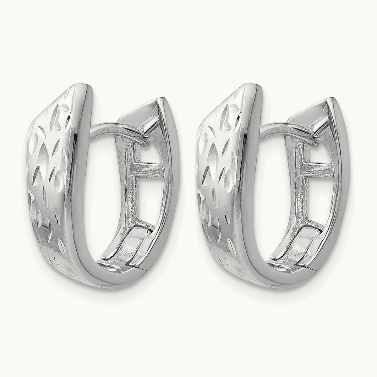 RH-plated Radiant Essence D/C Earrings, Sterling Silver — Leslie's