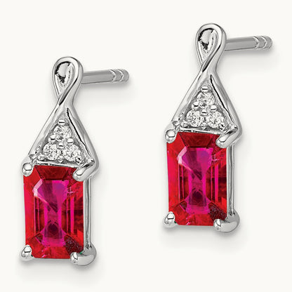 Ruby and Diamond Earrings — photo set