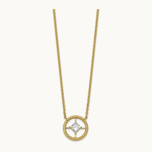 Princess Necklace, 0.50-1.00 ct tw Lab-Grown Diamond